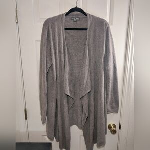 Barefoot Dreams Bamboo Chic Lite Soft Gray Cardigan Size 1X
